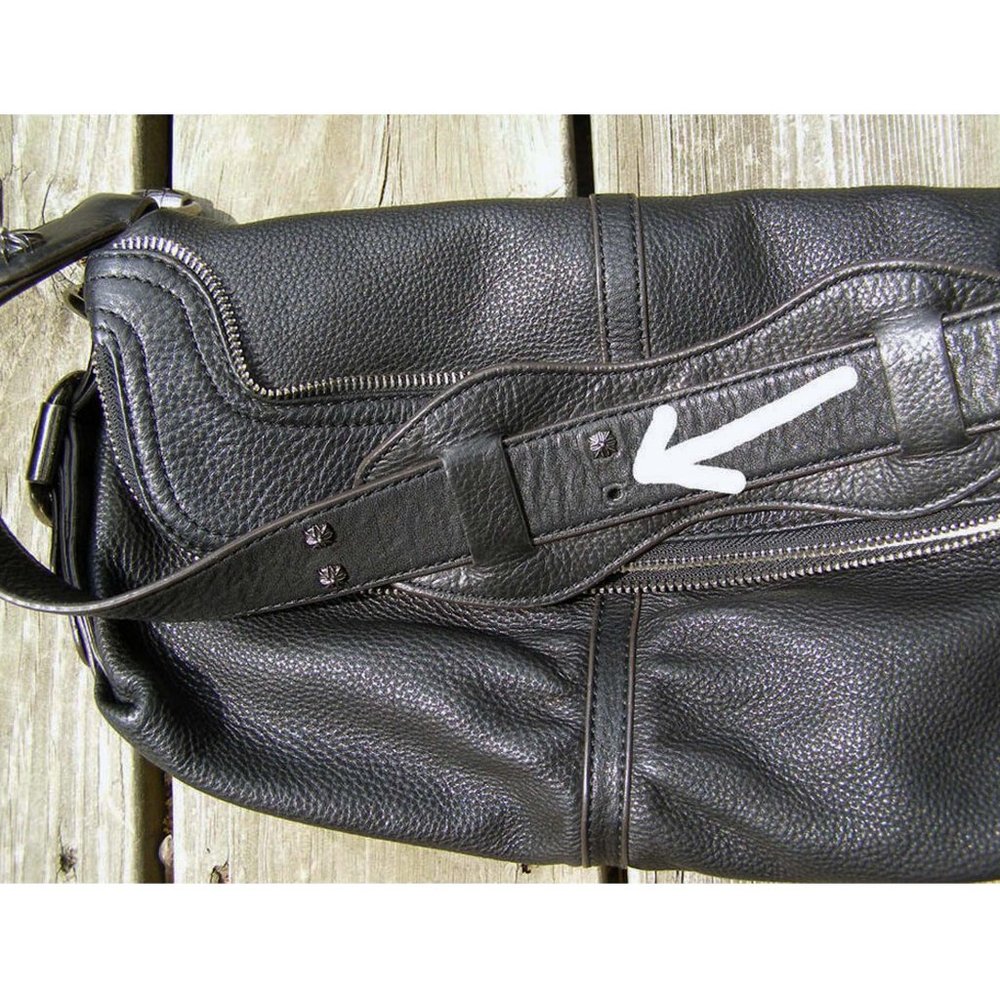 $218 EUC B. MAKOWSKY pebbled leather black Shoulder bag/Clutch - Picture 11 of 16